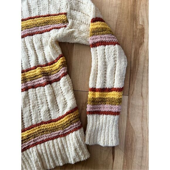 Madewell open cardigan striped diaz sweater - Picture 4 of 8